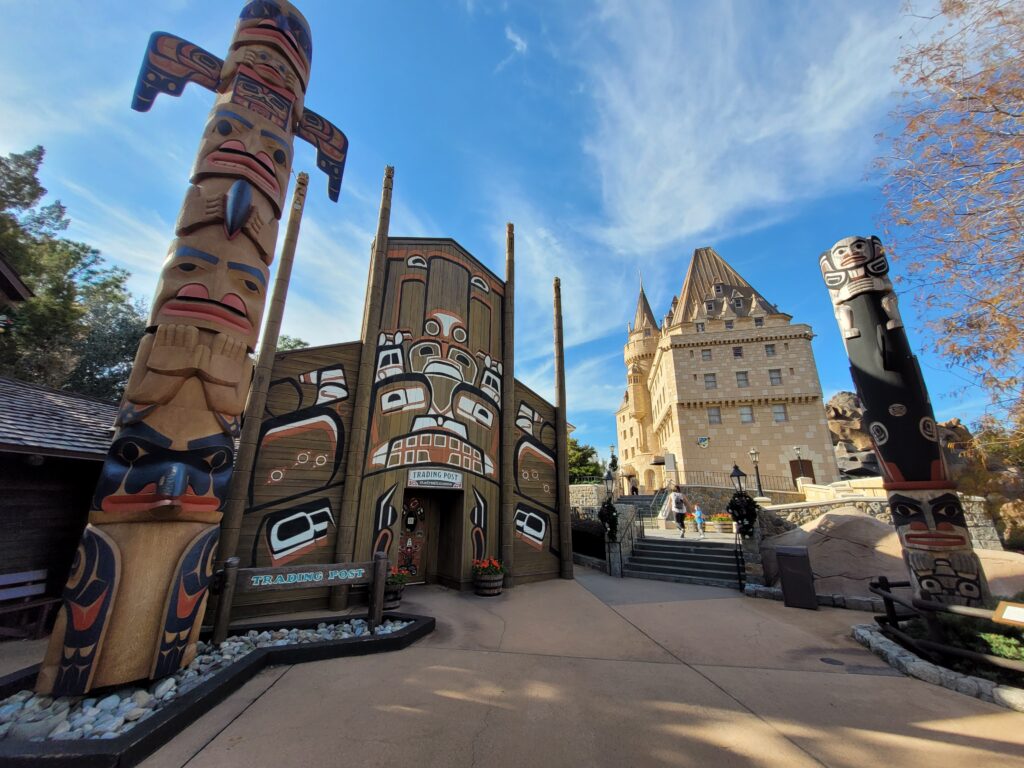 Totem poles at EPCOT's Canada Pavilion