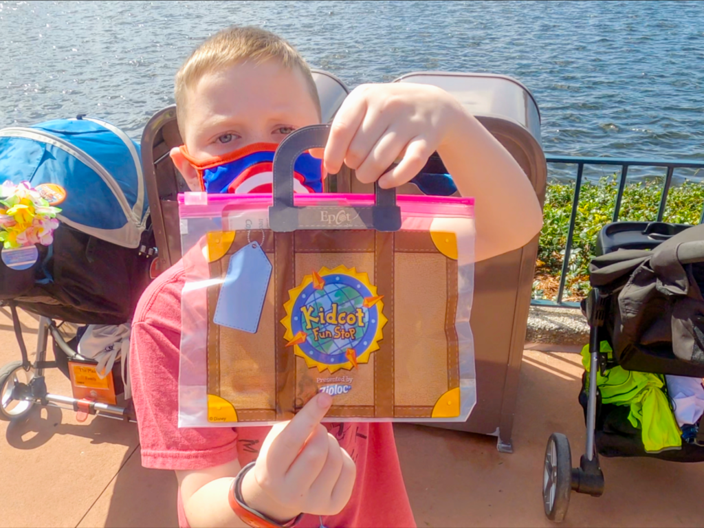 Bag to Hold Activity Cards for Kidcot Fun Stops