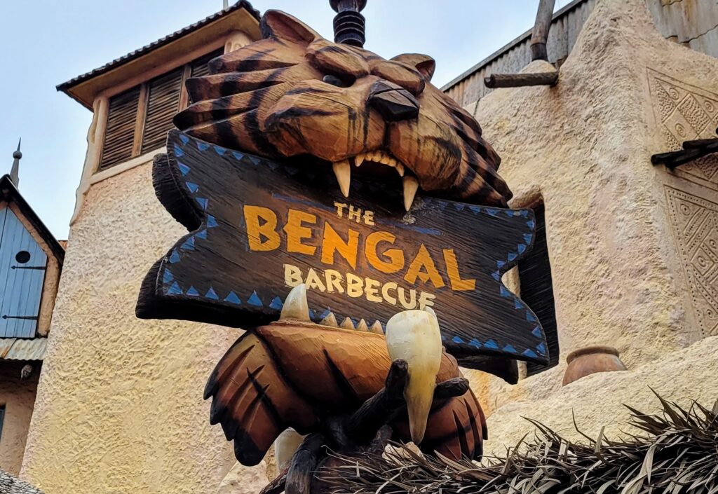 Bengal Barbecue Sign at Disneyland