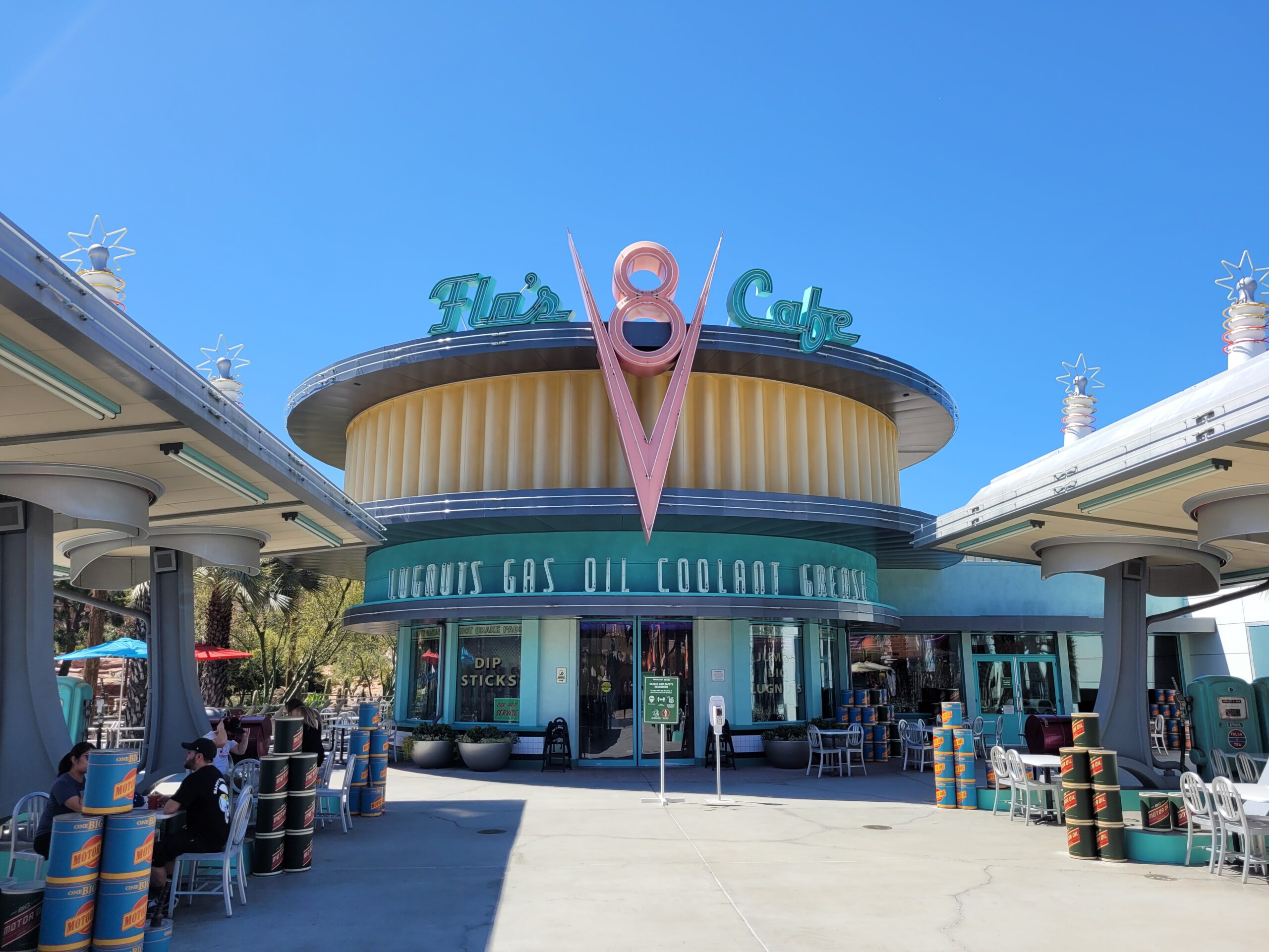 Flo's V8 Cafe in Cars Land at California Adventure