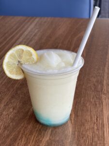 Frozen Mediterranean Wave cocktail at Disney DVC Riviera Resort