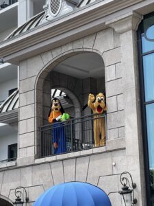 Plutón y Goofy en Disney DVC Riviera Resort