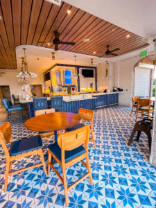 Bar Riva indoor dining area Disney Riviera Resort