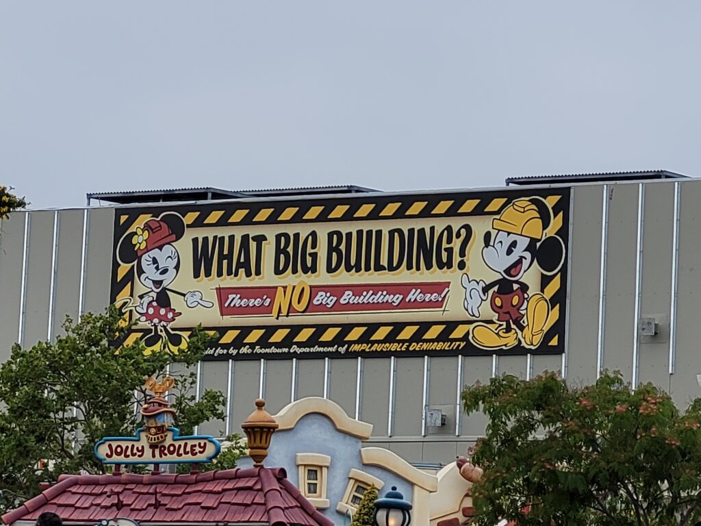 Mickey & Minnie's Runaway Railway Sign - Disneyland