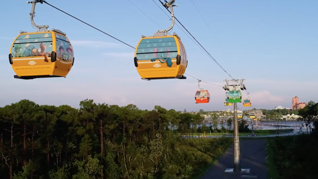 Disney's newest form of transportation is the Skyliner