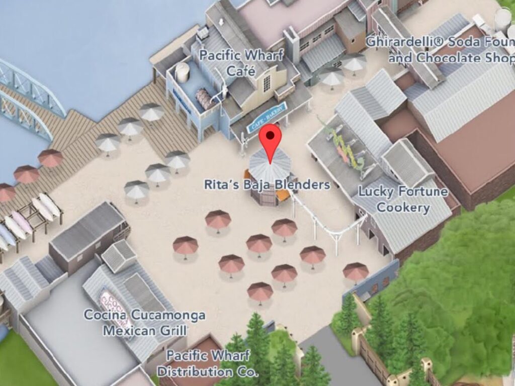 Dónde encontrar licuadoras Baja de Rita en Disney California Adventure