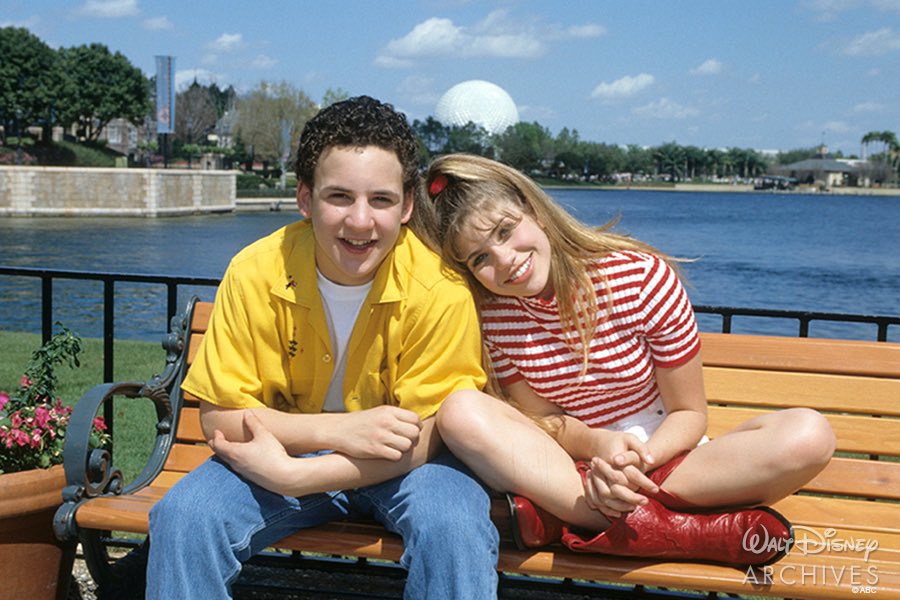 Cory and Topanga of Boy Meets World at Epcot