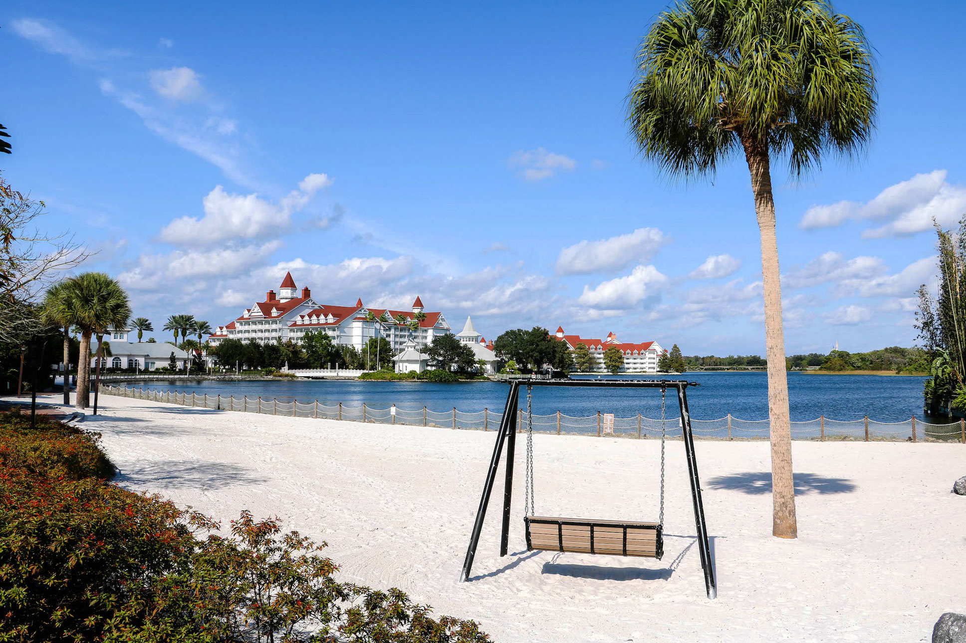 DVC's Grand Floridian view from beach