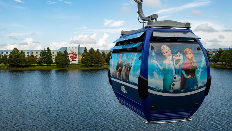 La opción de transporte más nueva de Disney, Disney Skyliner