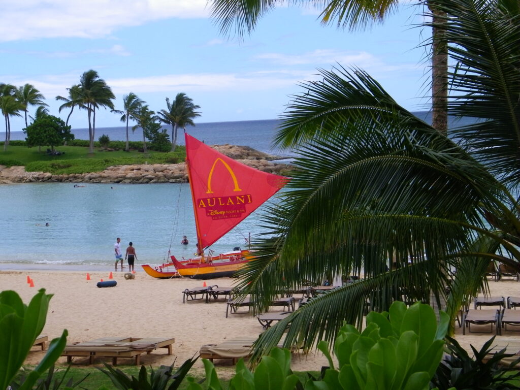 Disney DVC Aulani Resort beachside amenities