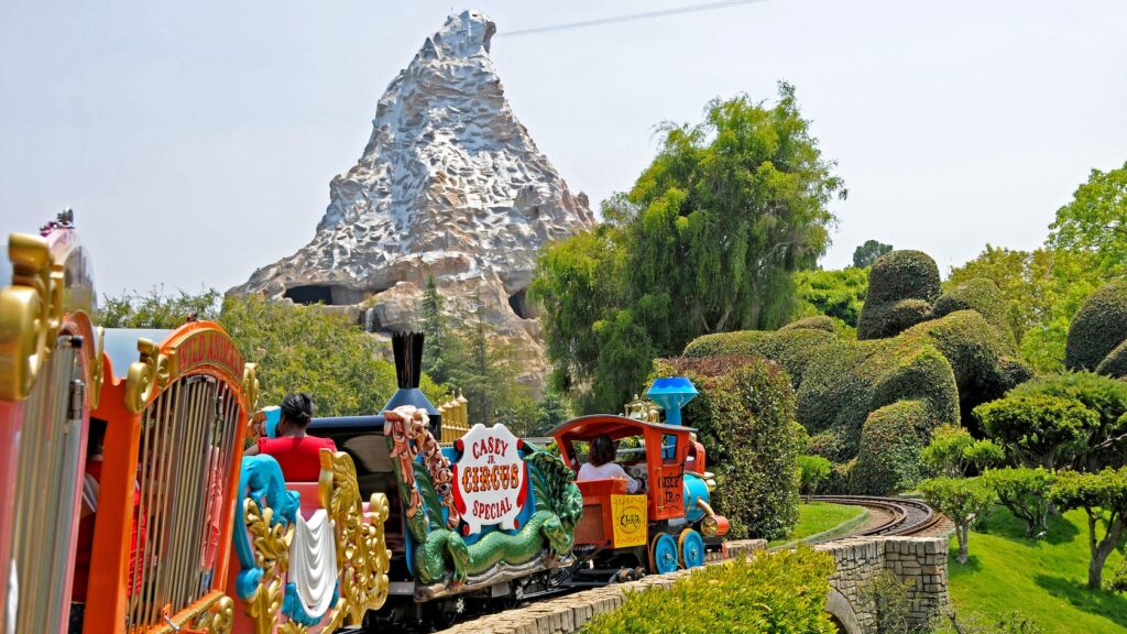 Casey Jr. Circus Train in Disneyland