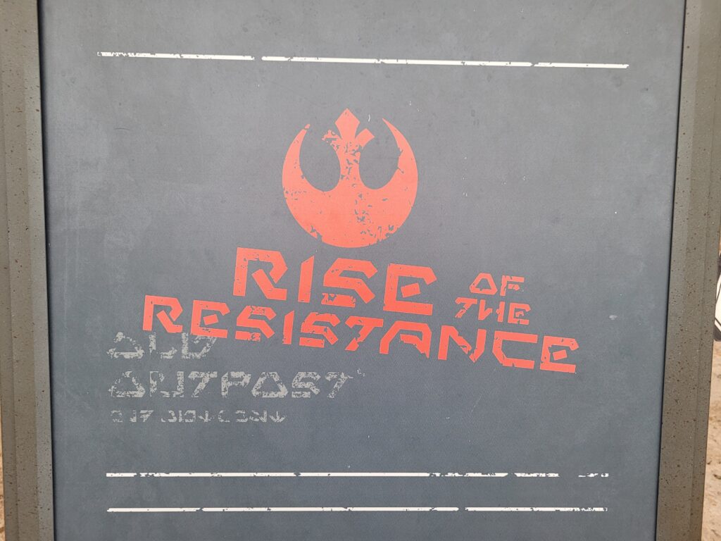 Rise of the Resistance Sign