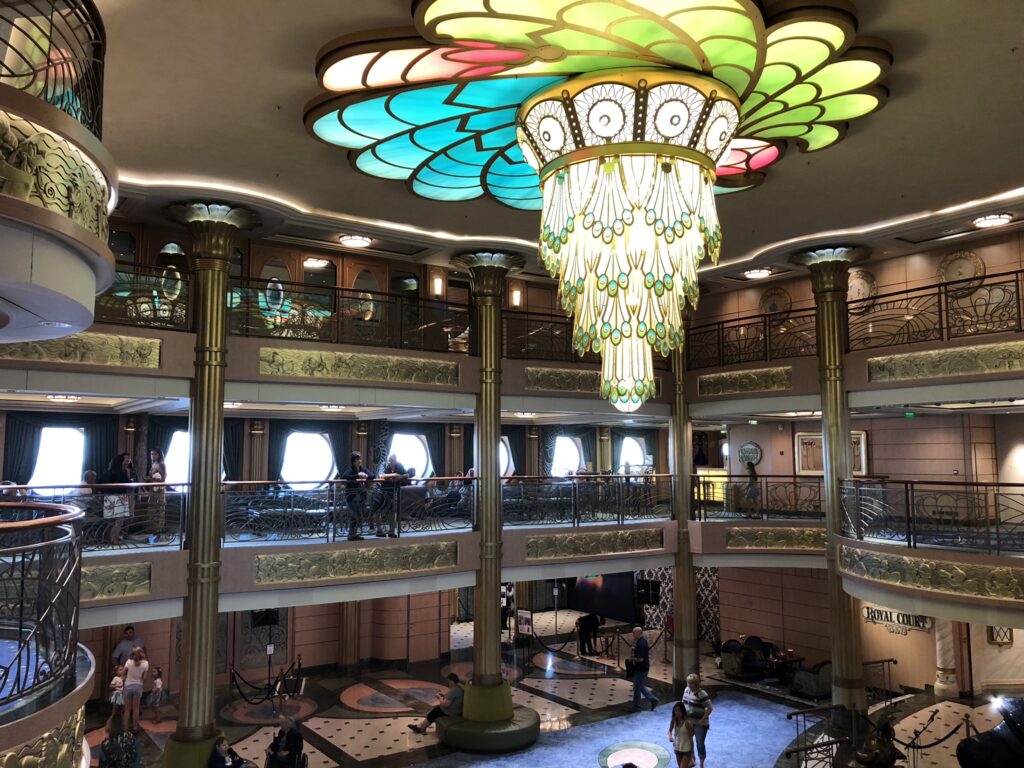 Disney Cruise Line Ships beautiful decor.