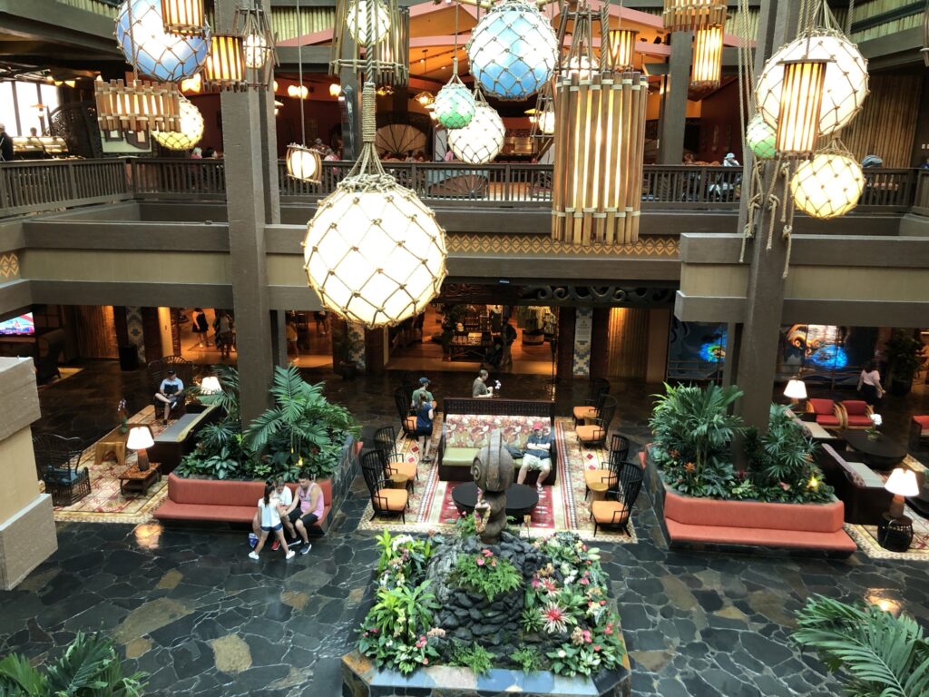 Lobby of Disney's Polynesian Resort