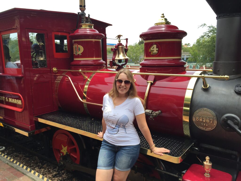 The Disneyland Railroad in California