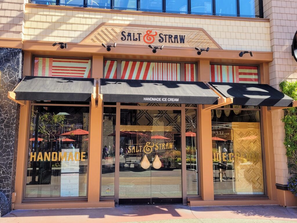 Salt & Straw Handmade Ice Cream in Downtown Disney