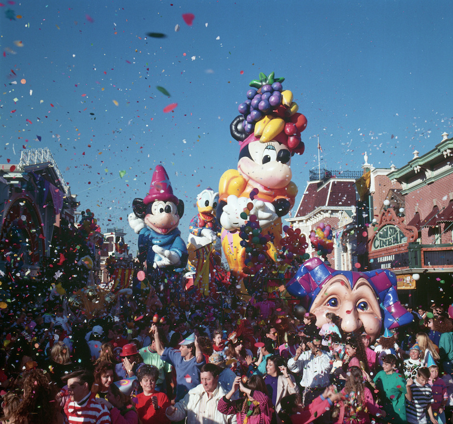 Disneyland Park parades in the the 1990s