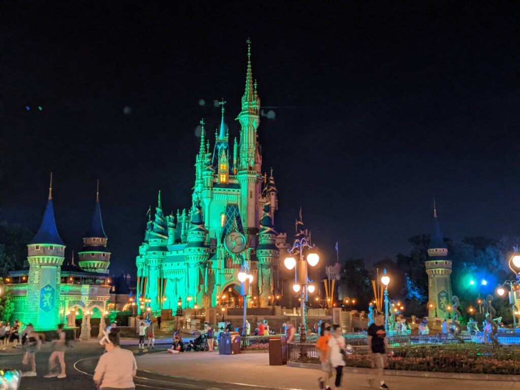 Magic Kingdom Castle Disney Boo Bash 2021