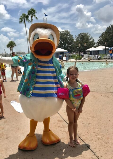 Donald Duck at Disney Deluxe Resort