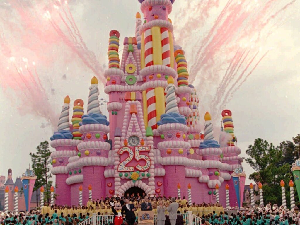 Magic Kingdom 25th Anniversary Birthday Cake Castle