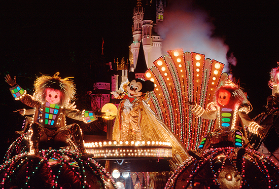 Spectromagic parade at Magic Kingdom