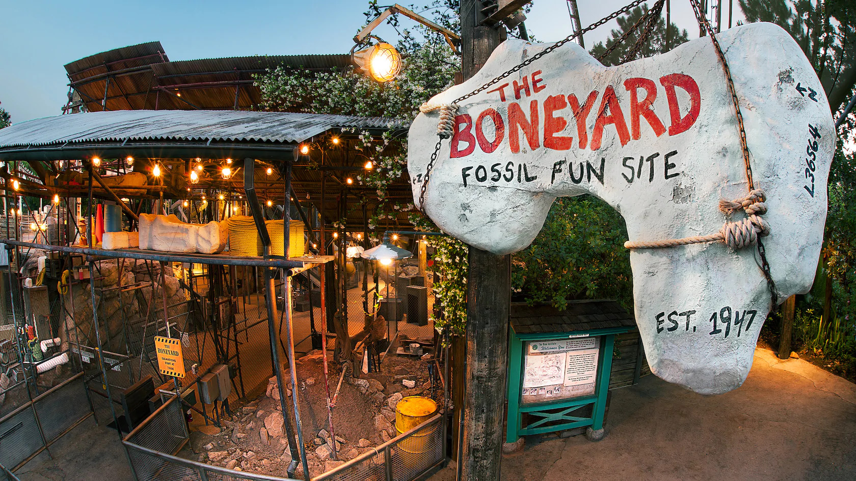 The Boneyard at Animal Kingdom Theme Park