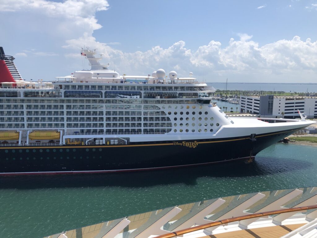 Disney Fantasy Cruise Ship in Port Canaveral 2021