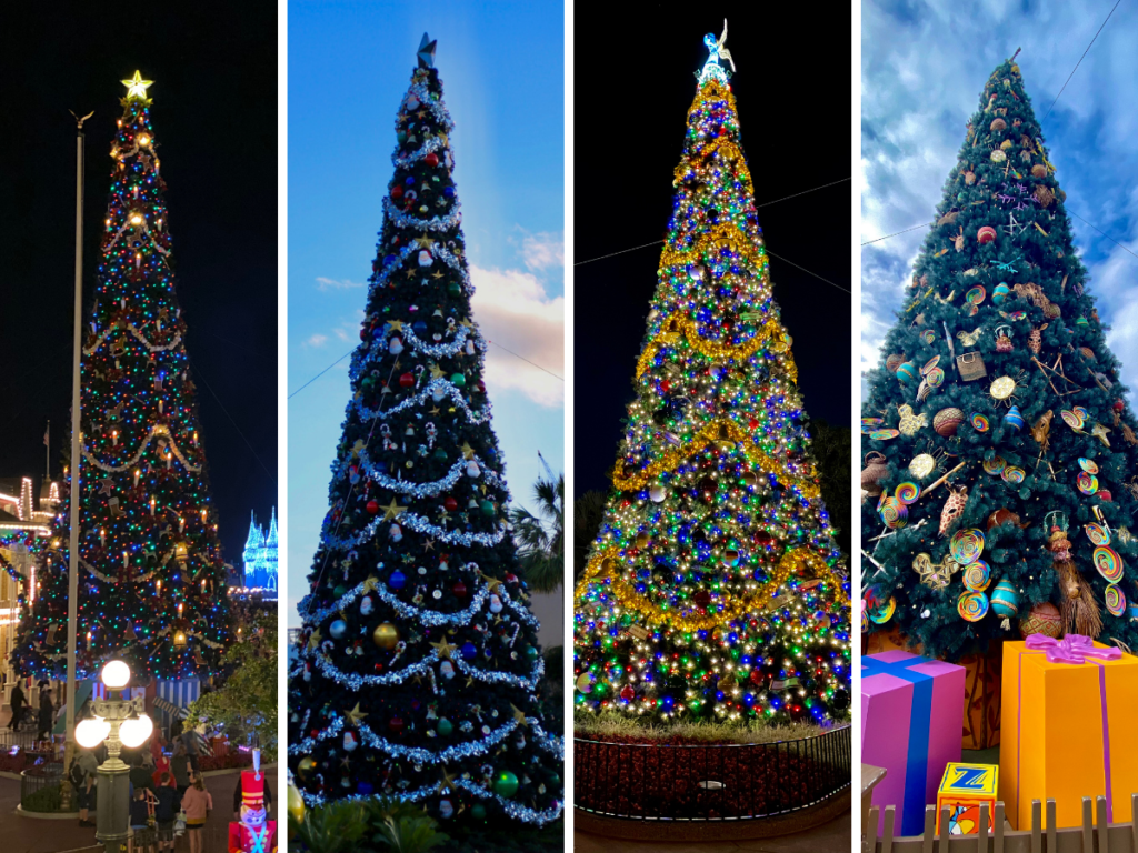 Disney World Christmas Trees 