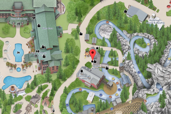 Grizzly River Run en el mapa