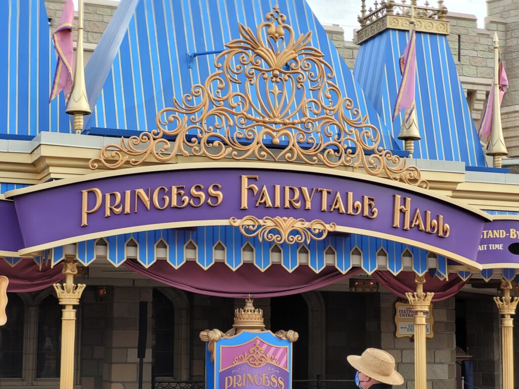 Princess Fairytale Hall in Magic Kingdom