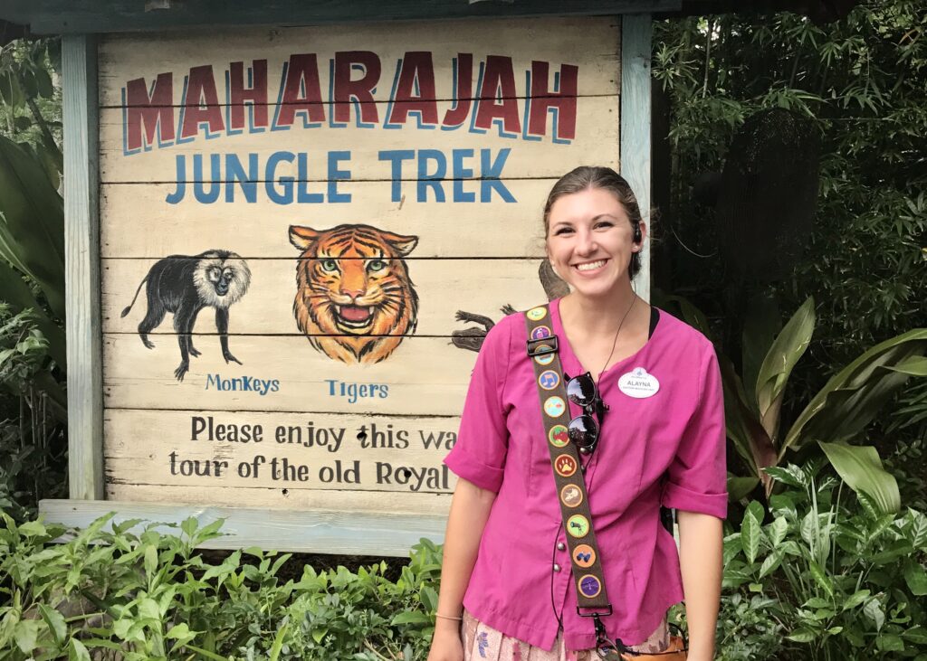 Cast member at disney's animal kingdom