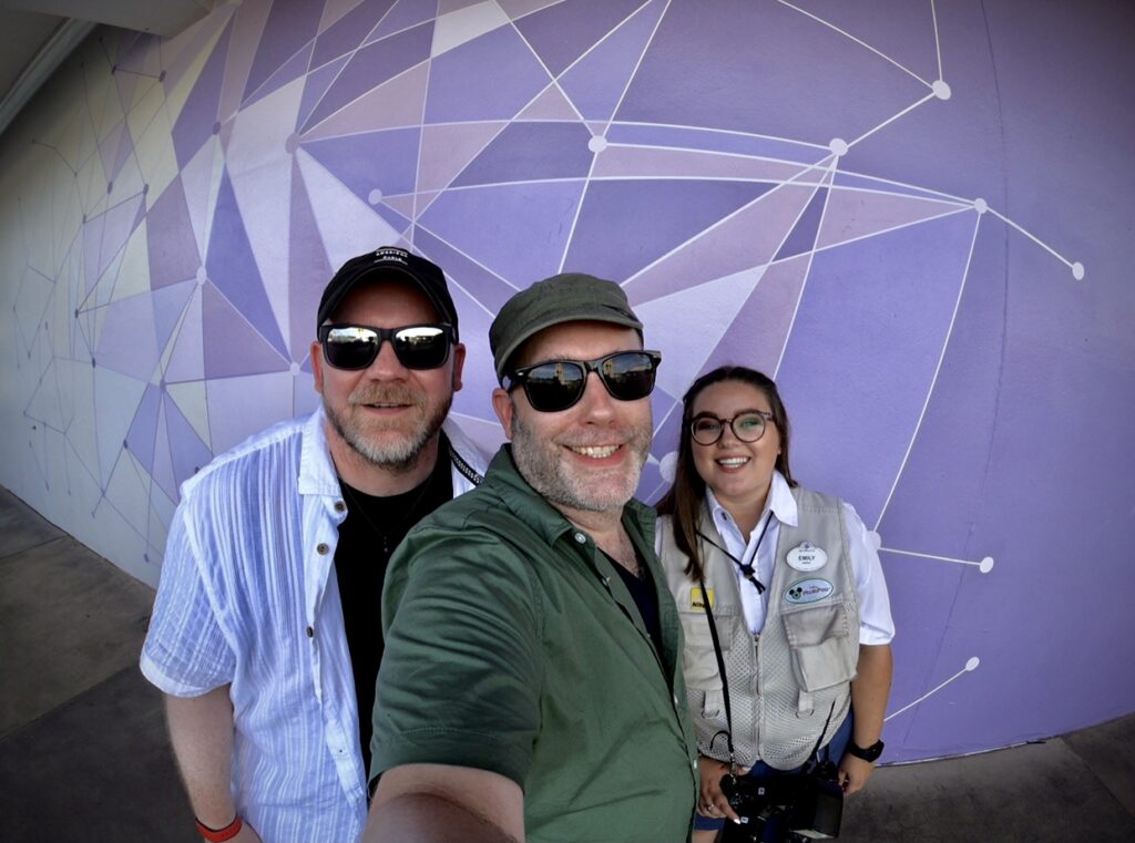 disney cast member selfie