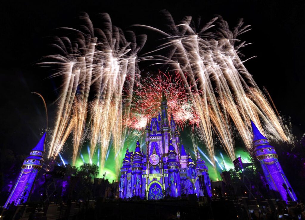 Disney Enchantment fireworks 