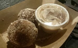 Pumpkin Spice fritters at Disneyland