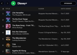 Disney+ Spotify
