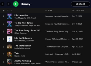 Disney + Spotify