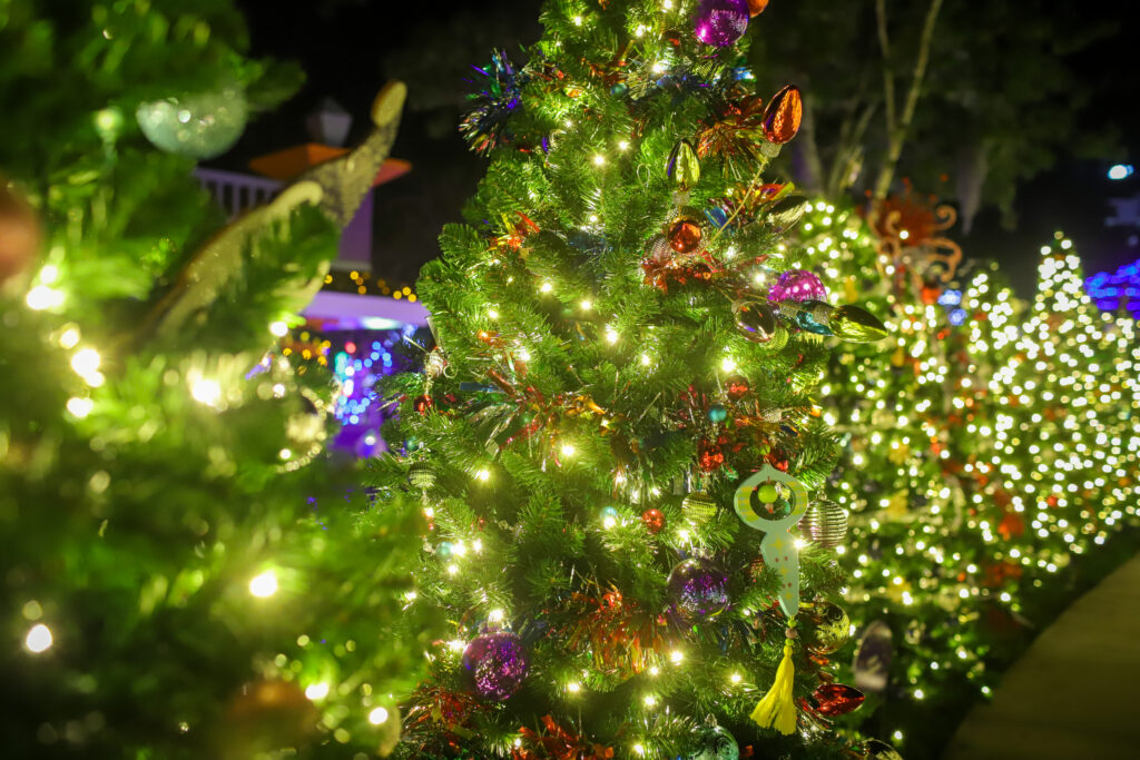 Night of a Million Lights Christmas Tree Trail (Noche de un millón de luces) Sendero del árbol de Navidad