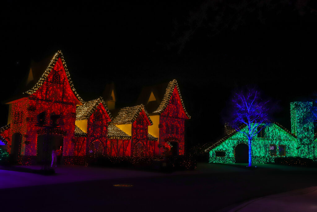 Noche de una villa de un millón de luces 