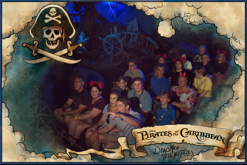 Pirates of the Caribbean ride photo