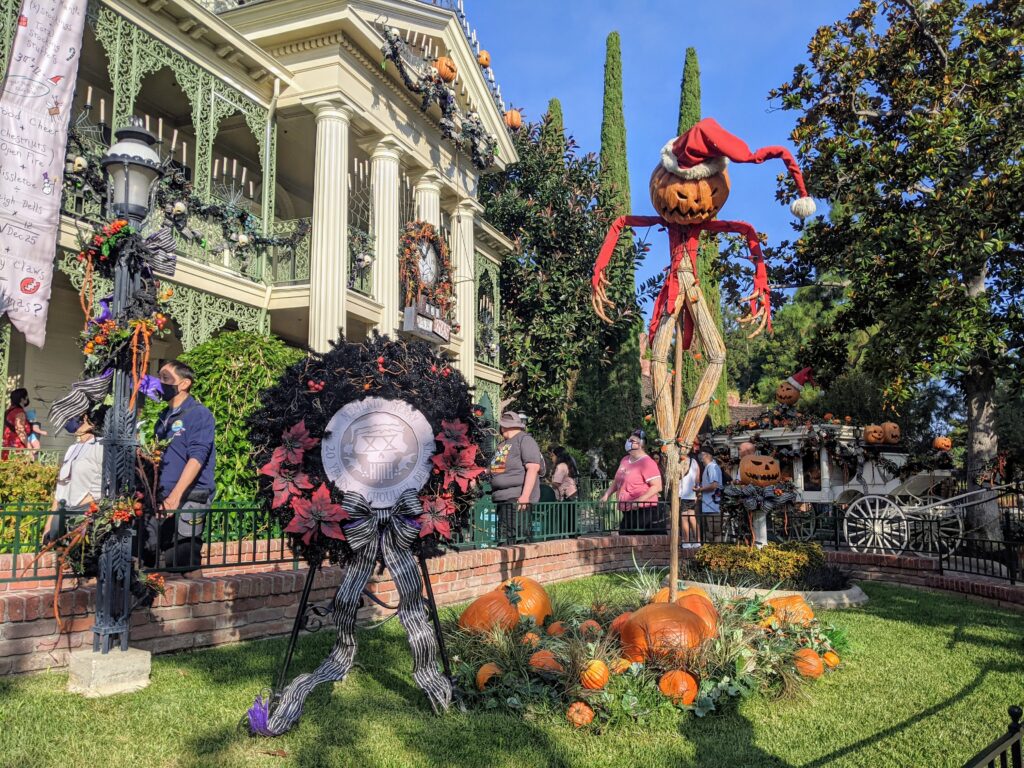 Nightmare Before Christmas Haunted Mansion Ride Overlay