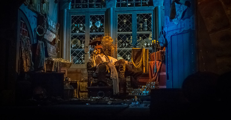Jack Sparrow in Pirates of the Caribbean Attraction
