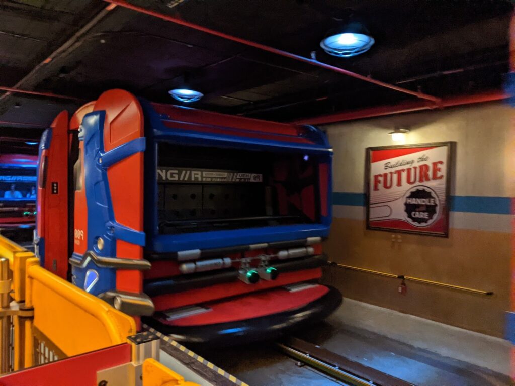 Web Slingers Ride Vehicle - California Adventure