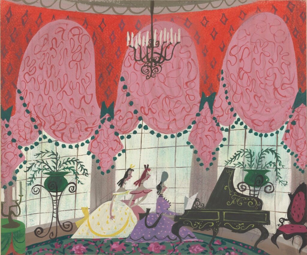 Arte conceptual de Mary Blair Cenicienta 