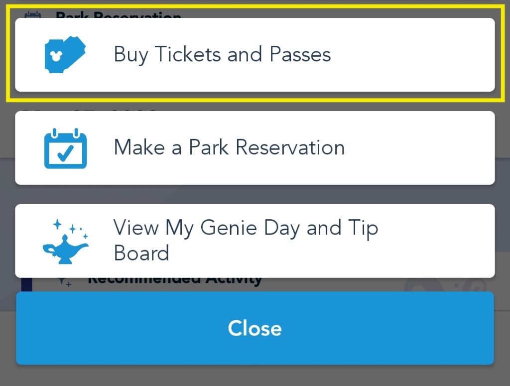 Buy Tickets & Passes - MDE App