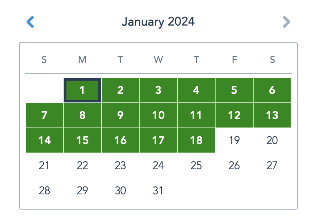 Las reservas de Disney World Park Pass se pueden hacer hasta enero de 2024 actualmente