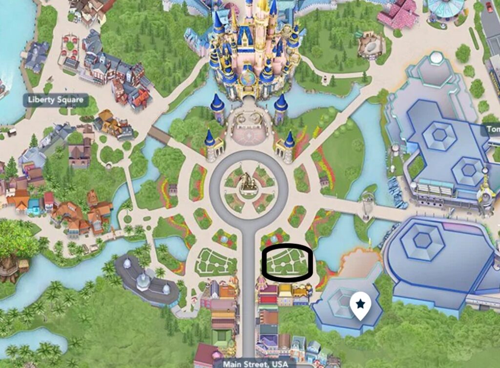 Fireworks Party Map Disney World Magic Kingdom
