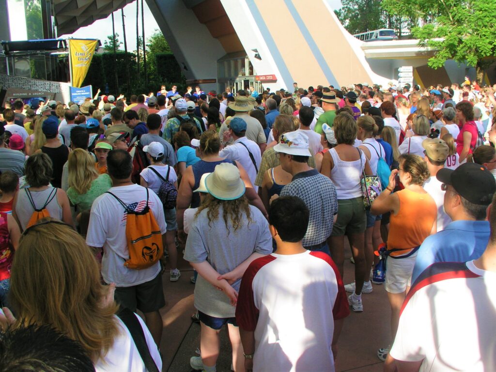 Epcot en el parque abierto