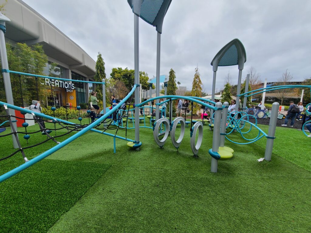 Green Landing Family Play Zone next to Creations Shop