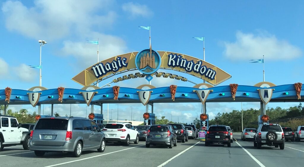 Magic Kingdom parking plaza