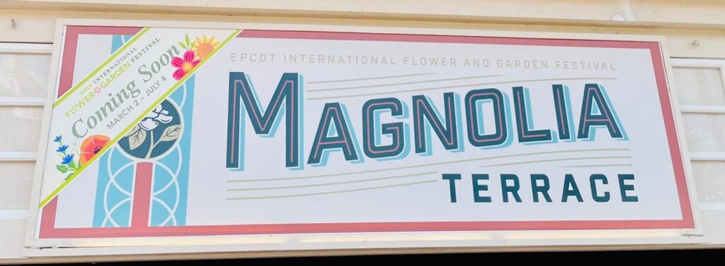 Magnolia Terrace – American Adventure Pavilion at Epcot